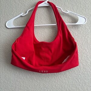 LSKD Red Women's Sports Bra